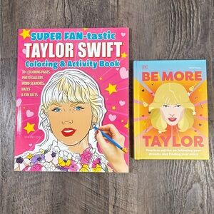 New - Taylor Swift Coloring Activity Book & Be More Taylor Swift Advice Book